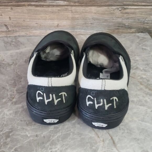 New Vans BMX Slip‎ On Cult Black Grey Sneakers - Picture 7 of 11